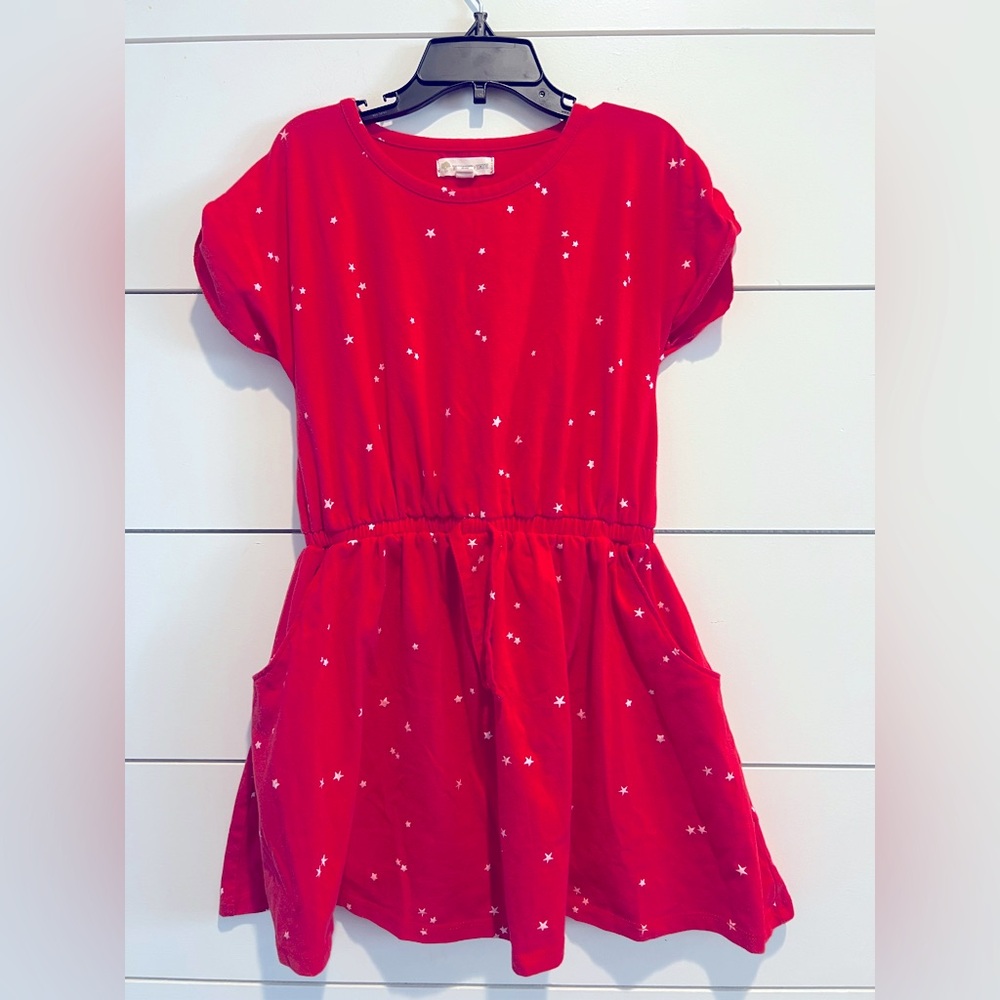 🇺🇸Tucker + Tate red dress with white stars 4th of July Memorial Day